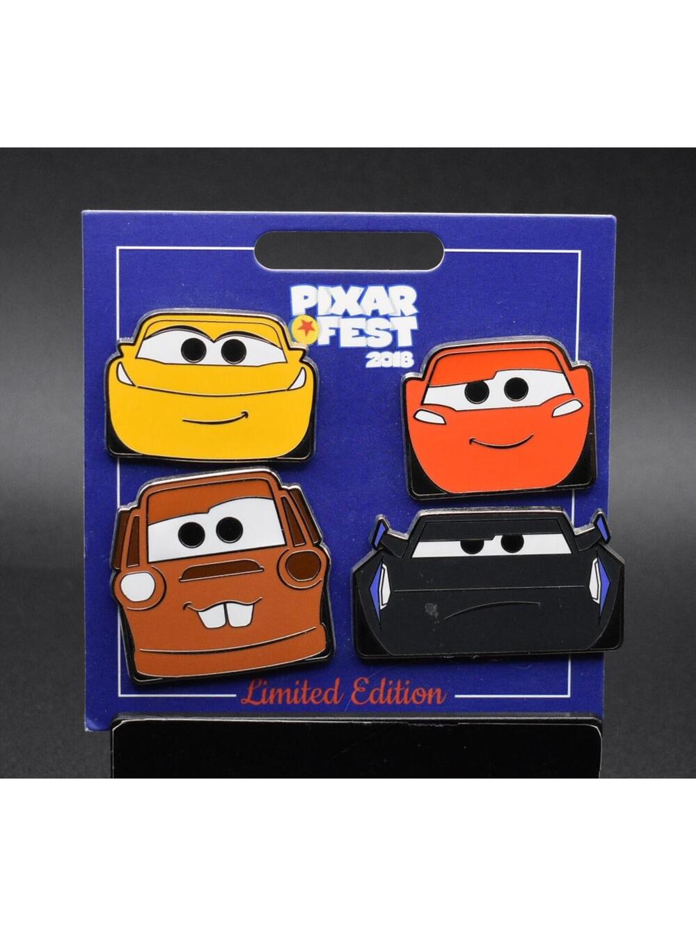 Disney DLR Pixar Fest 2018 CARS 3 - 4 Pin Set Pin (C4)